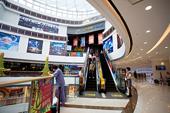 内江万达广场店一号中庭环廊