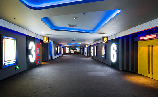 银川万达影城东方红广场店-影厅走廊